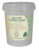 Naissance Organic Unrefined Shea Butter - 100% Pure, Soil Association Certified Organic - 250gr