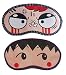 Jenna™ Angry-RedDotCartoon Face Sleeping Eye Mask (Pack of 2) RS.399.00