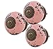 Produktbild 3er Set Keramik Vintage Möbelknopf Nr 0281 Jay Knopf 9 Pink Rosa SD-69 R2-22 Shabby Chic Retro Porzellan Griff