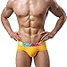 Price comparison product image Men's Mnderwear,Hot Men"s Sexy Cotton Underwear shorts men boxers underpants Soft Briefs (L, Yellow)