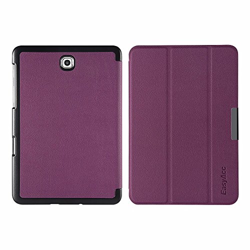 Samsung Galaxy Tab S2 8.0 Hülle, EasyAcc Ultra Dünn Case mit Standfunktion Auto Wake up Sleep PU Leder Hüllen für Samsung Galaxy Tab S2 T719/ T715N 20.31 cm (8 Zoll) Tablet-PC (Lila, Kunstleder) - 9