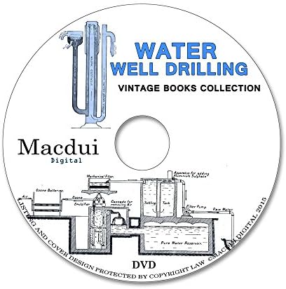 Water Well Drilling – Vintage E-books 21 PDF on 1 DVD Irrigation,Purrification, Old books on disc