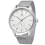FORSINING Men's Branded Automatic Chinese Movt Stainless Steel Mesh Bracelet Unique Watch FSG8083M4S4