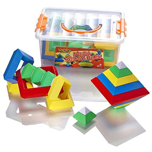 Price comparison product image Learning Minds Mega Wedge Blox Tub - 30 Pieces