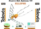 La antena con mejor área de cobertura TDT: recibe correctamente en múltiples localizaciones, aunque la señal sea muy fuerte, o llegue a la antena muy debilitada
