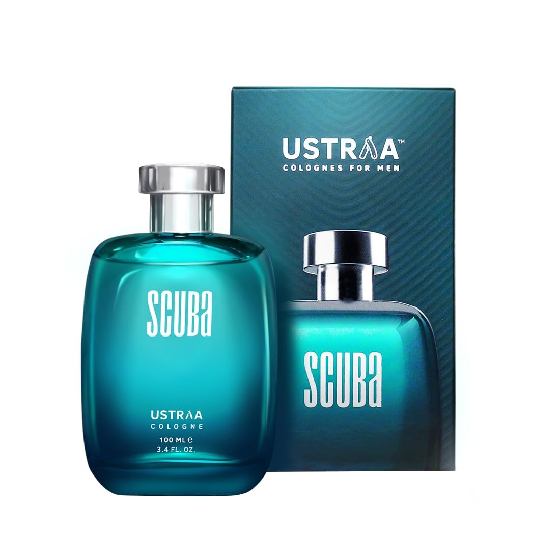 Ustraa Scuba Cologne - 100ml - Perfume for Men | With lively, spicy and deep aquatic notes | Ideal for day occasions | Long-l