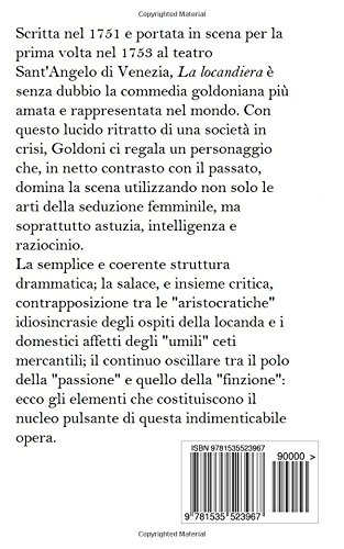 Livres Couvertures de La locandiera (Edizione Integrale)