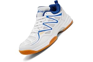 BRKVALIT Mens Running Sneakers Sports Shoes Slip Resistant Wear Resistant Tennis Shoes Badminton Training Shoes