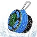 Produktbild Alitoo Lautsprecher Bluetooth,Wasserdichter Speaker Portable Wireless Duschlautsprecher mit FM Radio,Saugnapf und Haken,Eingebauter Mic,Freisprecheinrichtung Tragbare Duschradio für Sport,Auto,Dusche