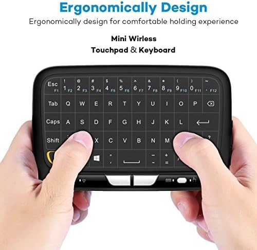 Mini Keyboard,Wireless Touch Keyboard, Full Touchpad 2.4GHz Mini Wireless Keyboard Full Screen Mouse Touchpad Combo ,Rechargeable Remote Control for PC,Android Tv Box,HTPC.IPTV,PS3, Xbox 360, Pad
