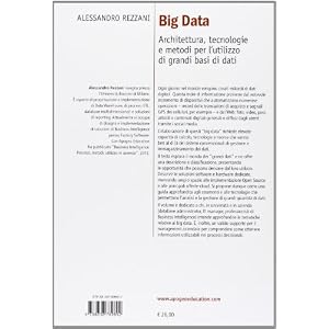 Big data. Architettura, tecnologie e metodi per l'utilizzo di grandi basi di dati
