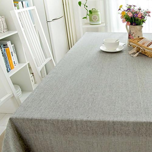 Tablecloths for rectangle tables Solid oblonge table cloth Simple modern Waterproof Stain resistant Machine washable -A 120x160cm(47x63inch)