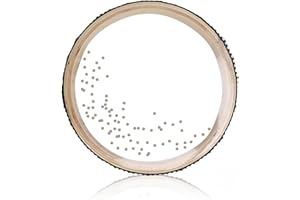 NATUDECO Sea Wave Sound Drum Percussion Wave Drum Natural Color Ocean Drum Maple Wave Bead Drum per Meditazione Asmr Sound Therapy Yoga