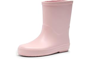 DREAM PAIRS Kids Wellies Boys Girls Wellington Boots Waterproof Non-Slip Short Rain Boots Toddler/Little Kid/Big Kid