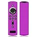 Price comparison product image Remote Case/Cover for Fire TV Stick 4K, Protective Silicone Holder Lightweight [Anti Slip] ShockProof for Fire TV Cube/Fire TV(3rd Gen)Compatible with All-New 2nd Gen Alexa Voice Remote Control-Purple