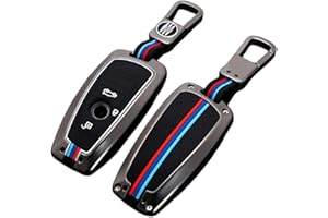 OTMIK Auto Chiave Casi di Copertura Adatta per b-m-w F20 F30 G20 f31 F34 F10 G30 F11 X3 F25 X4 I3 M3 M4 1 3 5 Series Zinc Alloy Key Cover (3 pulsanti Opaco)