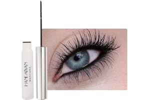 Allbestaye Colourful Mascara, Waterproof, Fine Brush, Green, Black, White Eyelashes, Long-Lasting