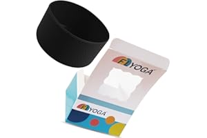 FLYOGA Funda Protectora de Silicona para Botellas de Agua de Boca Ancha y Estándar Hydro Flask de 32 a 40 Onzas, Sin BPA, Funda Inferior Antideslizante, Negro