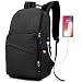 Produktbild Laptop Rucksack Damen Männer Frauen Herren Studenten, 15 6 zoll Laptoptasche Notebook Daypack Wasserdicht schulrucksack Schwarz