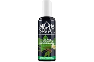 Aroma Spray – Rumsprej/aromaterapi, doftnoter: eukalyptus och mynta, med eteriska oljor, 100% ren och naturlig, 100 ml