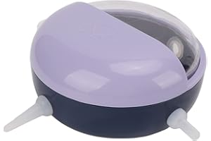 01 02 015 Alimentador de Leche para Mascotas, pezón de Silicona biomimético Resistente al Calor de 180 ml para Cachorros Púrpura