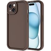 coverzone iPhone 14 ile uyumlu Kılıf Parlak, Tek Renkli Y&uuml;zey Dayanıklı Malzeme & Tam Koruma Redolent Kılıf iPhone 14 ile uyu