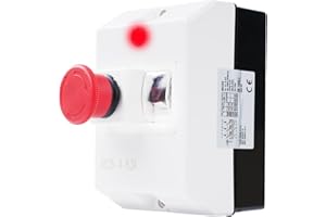 DEWINLVD Motorschutzschalter 400V Motorleistungsschalter 690V 4-6.3A Notausschalter Bemessungsstoßspannung 6KV Schienenmontage mit LED-Anzeigeleuchten und IP55 wasser staubdichter (MC05)