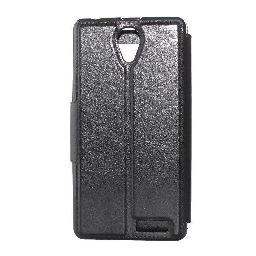 BeCool   - Funda carcasa tipo Libro con funci  n soporte para Energy Phone Max 4G  Protege y se adapta a la perfecci  n a tu Smartphone con ventana S-View con la que podr  s ver todas tus notificaciones  Negro