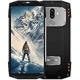 Blackview BV9000 Pro, Robustes FHD DUAL-SIM Ourdoor-Smartphone einmaliger 18:9 Full HD 4G Screen Wasser, Staub, Stoßgesichert, 6GB + 128GB, 13+5MP Dual Kamera und 4180mAh-Schnelladeakku, Face ID/NFC/GPS, Silber