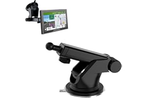 Epronic Replacement Suction Cup Mount, 17.2 mm Ball Joint Windshield Dashboard Mount Car Phone Holder Carplay Monitor GPS Suction Cup Mount for Garmin