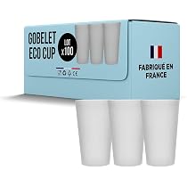 SPARKLERS CLUB Lot de 50 Gobelets Réutilisables ECOCUP 30cl - Gobelet