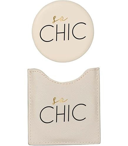 Specchio Tascabile Draeger Con Scritta Je T'adore - Regalo Elegante 8.5x8 Cm - Foto 13