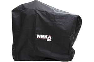 NEKA 158966 Housse Barbecue 125x70x90 cm, Noir