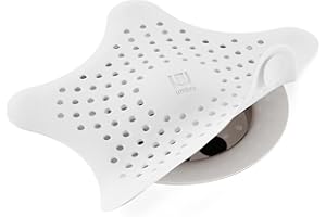 Umbra Starfish Drain Cover and Hair Catcher, White