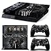 Produktbild THTB Playstation 4 + 2 Controller Aufkleber Schutzfolie Set - Game of Thrones /PS4