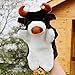 Produktbild BEESCLOVER Neue Ankunft Tierhandpuppe Pl\u00fcschpuppen Kuh Bull Bighorn Cattle Dolls Beste Geschenk Spielzeug F\u00fcr Baby Brinquedo Marionetes Fantoche EINWEG