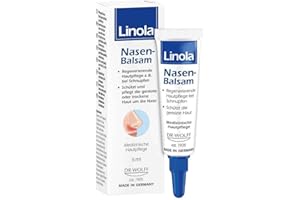 Linola Nasen-Balsam - 6 ml | Bei trockener und gereizter Nasenhaut | Feuchtigkeitspflege bei Schnupfen und Allergien