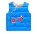 Taiycyxgan Little Boys Girls Cute Cartoon Winter Waistcoat Kids Down Vest Jacket Outfit Light Blue 140