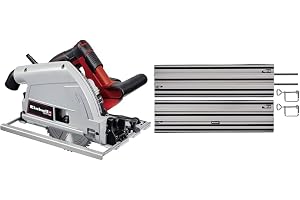 Einhell Instickssåg TE-PS 165 (1200 watt, verktygsfri inställning för skärdjup + lutningsvinkel) & Einhell Tillbehör cirkelså