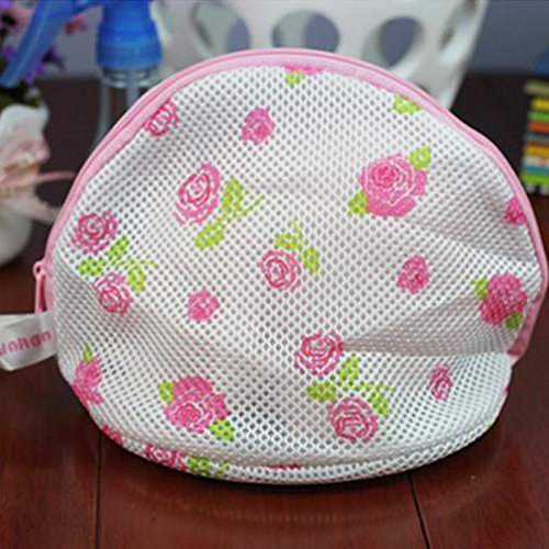 Demarkt Wäschebeutel Wäschenetz Wäschesack Ideal für BH, Unterwäsche, Socken, Strumpfhosen, Babysachen Stoffdruck - 4