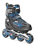 Patín en línea regulable Roces Inline Skates Moody 4.0 Boy Patines en línea, niño, Negro/Azul, 30-35
