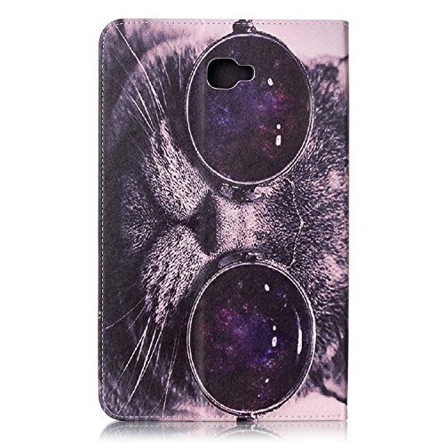 Romtronic Cute Colorful Flip Tasche PU Leder Abdeckung Stand Schutzhülle für Samsung Galaxy Tab A6 10.1 Pouces SM-T580 / SM-T585 + 1 x Schwarz Stylus (Design 07) - 3