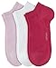 Produktbild 3 Paar Camano Sport Sneaker-Socken Unisex Weiß,Pink,Fuchsia 39-42