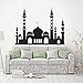 Produktbild Makkah City Skyline Islamische Wandkunst Aufkleber Muslimischen Wohnkultur Vinyl Wandtattoo Die Stadt Macca Islamische Moschee Decor 54 * 42 CM