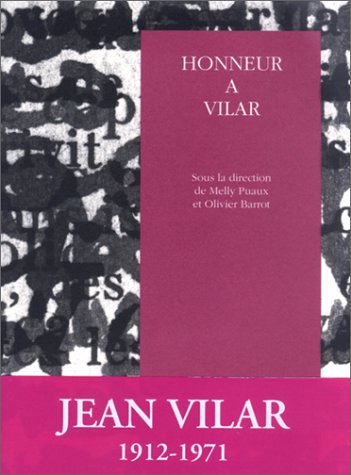 couverture de : Honneur &agrave; Vilar