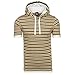 Produktbild Poloshirt Hemd Herren Yesmile Slim Fit T Shirts Männer Polo Shirts Kurzarm Polohemd Knöpfe Mode Streifen Sweatshirt T Shirts Top Bluse Mit Kapuze Poloshirts Hemd Herren Pullover