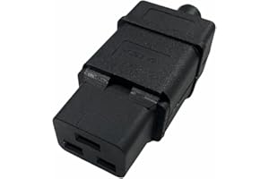 ONIROVIEW Presa Volante di Alimentazione IEC 320 C19 Femmina Montaggio su Cavo 16A 250V, colore nero