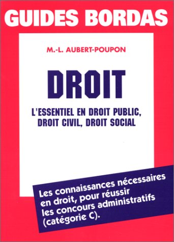 couverture de : Droit