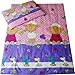 Babies-Island A 2 Piece Bedding Set Pillowcase+Duvet Cover For Baby Toddler To Fit Cot/Cot Bed - Funny Purple Sheep - Size : 90x120 cm