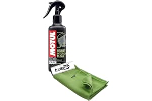 TUDETIC - Kit de Spray Limpiador y Desinfectante + Trapo M2 Helmet Interior Clea KT-103